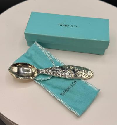  Tiffany Co Tiffany Co Sterling Silver Partridge in a Pear Tree Baby Spoon