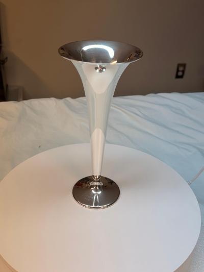  Tiffany Co Tiffany Co Trumpet form Sterling Silver Vase