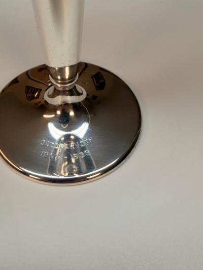  Tiffany Co Tiffany Co Trumpet form Sterling Silver Vase