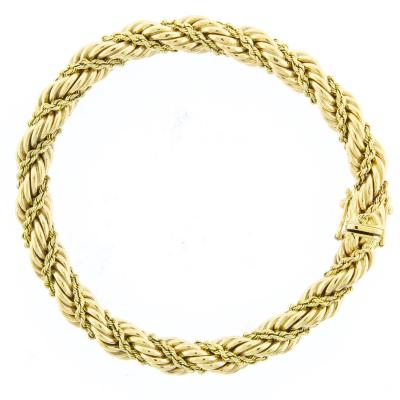  Tiffany Co Tiffany Co Twisted Rope Bracelet 14kt