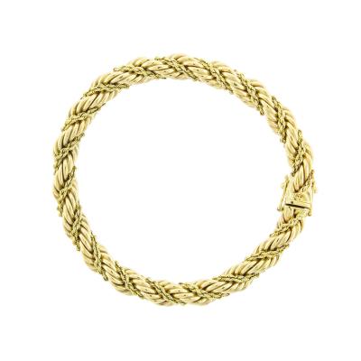  Tiffany Co Tiffany Co Twisted Rope Bracelet 14kt