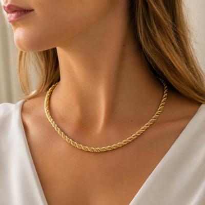  Tiffany Co Tiffany Co Twisted Rope Necklace 14kt
