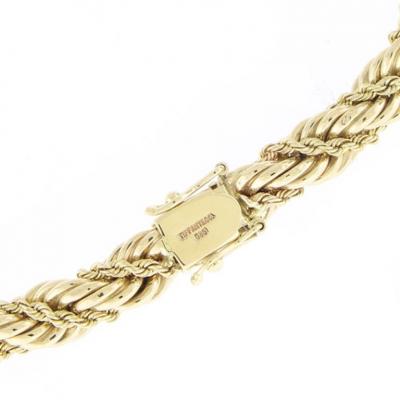 Tiffany Co Tiffany Co Twisted Rope Necklace 14kt