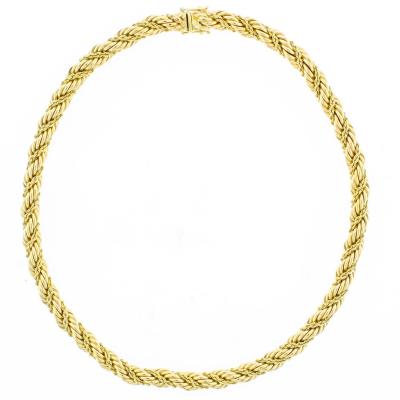  Tiffany Co Tiffany Co Twisted Rope Necklace 14kt