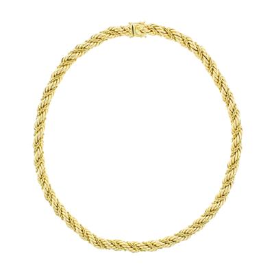  Tiffany Co Tiffany Co Twisted Rope Necklace 14kt