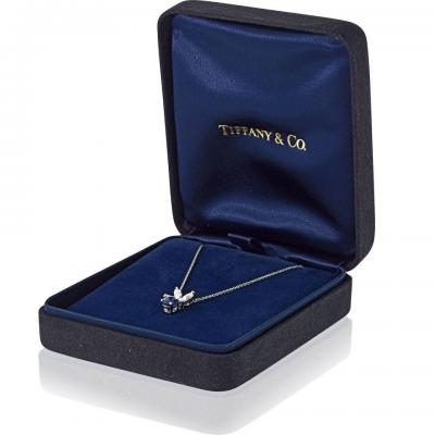  Tiffany Co Tiffany Co Victoria Platinum Diamond And Sapphire Pendant