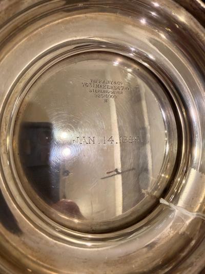  Tiffany Co Tiffany Co Wave Edge Sterling Silver Fruit Bowl circa 1885