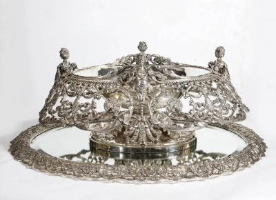  Tiffany Co Tiffany Company George Paulding Farnham A Rare Lavish Silver Centerpiece