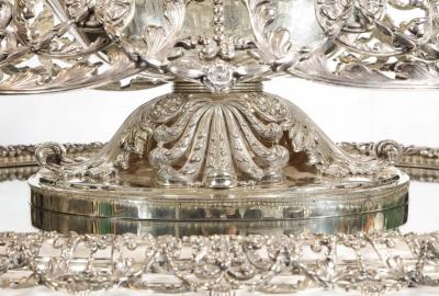  Tiffany Co Tiffany Company George Paulding Farnham A Rare Lavish Silver Centerpiece