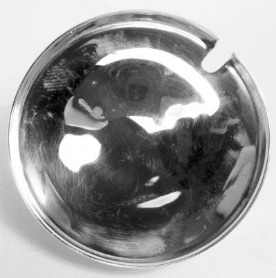  Tiffany Co Tiffany Edwardian Classical Sterling Silver Caviar Bowl on Plate