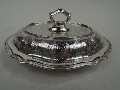  Tiffany Co Tiffany Edwardian Modern Classical Sterling Silver Oval Serving Bowl