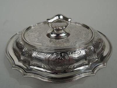  Tiffany Co Tiffany Edwardian Modern Classical Sterling Silver Oval Serving Bowl