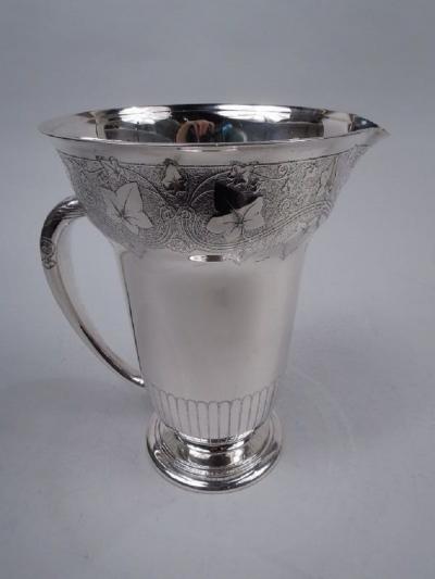  Tiffany Co Tiffany Edwardian Modern Classical Sterling Silver Water Pitcher