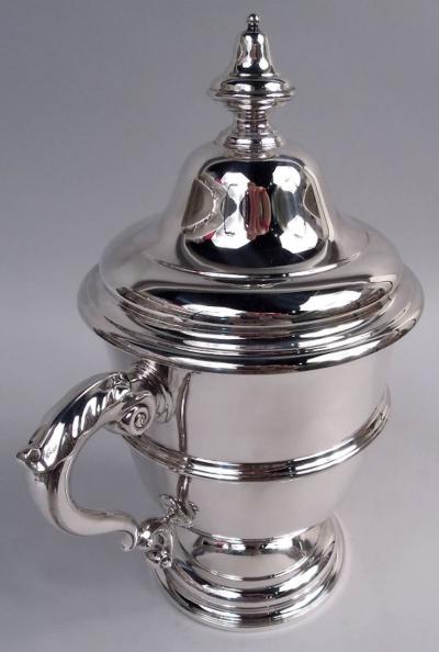  Tiffany Co Tiffany English Neoclassical Covered Urn Trophy Cup 1925