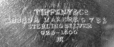  Tiffany Co Tiffany Engraved Hampton Sterling Silver Kettle on Stand