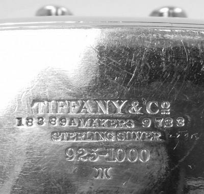  Tiffany Co Tiffany Engraved Hampton Sterling Silver Kettle on Stand