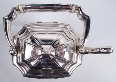  Tiffany Co Tiffany Engraved Hampton Sterling Silver Kettle on Stand