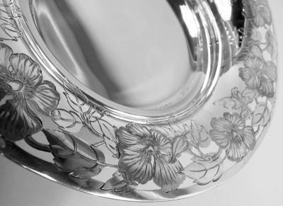  Tiffany Co Tiffany Fresh and Pretty Art Nouveau Sterling Silver Bowl