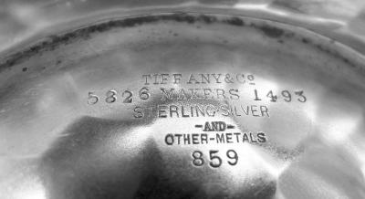  Tiffany Co Tiffany Japonesque Mixed Metal Beetle Butterfly Centerpiece Bowl