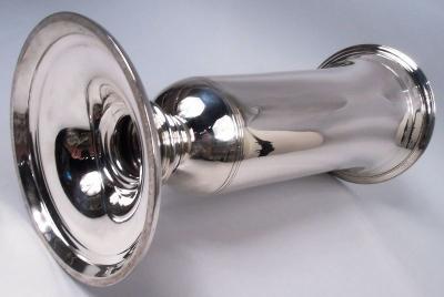  Tiffany Co Tiffany Large American Art Deco Sterling Silver 16 Inch Vase