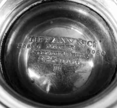  Tiffany Co Tiffany Large American Art Deco Sterling Silver 16 Inch Vase