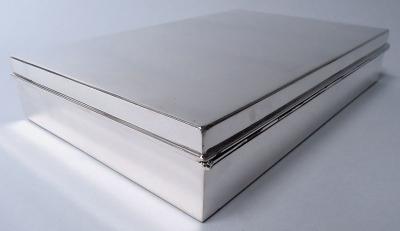  Tiffany Co Tiffany Large Heavy American Modern Sterling Silver Box