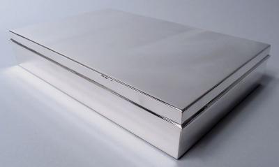  Tiffany Co Tiffany Large Heavy American Modern Sterling Silver Box