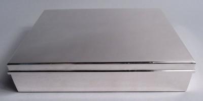  Tiffany Co Tiffany Large Midcentury Modern Sterling Silver Box