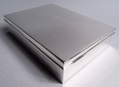  Tiffany Co Tiffany Large Midcentury Modern Sterling Silver Box