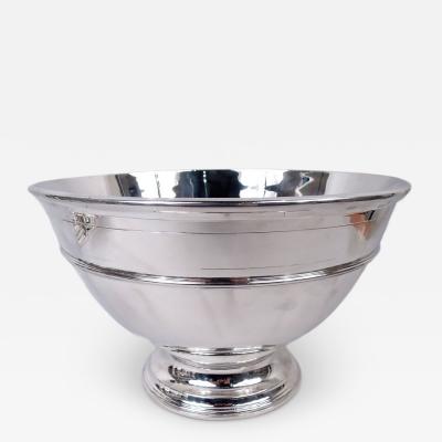  Tiffany Co Tiffany Large Modern Classical Sterling Silver Centerpiece Bowl