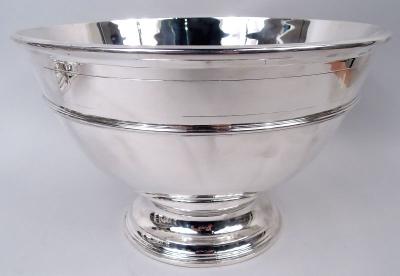  Tiffany Co Tiffany Large Modern Classical Sterling Silver Centerpiece Bowl