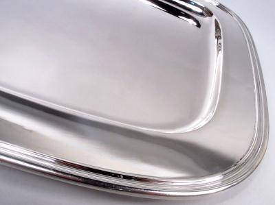  Tiffany Co Tiffany Large and Heavy Modern Sterling Silver Rectangular Tray