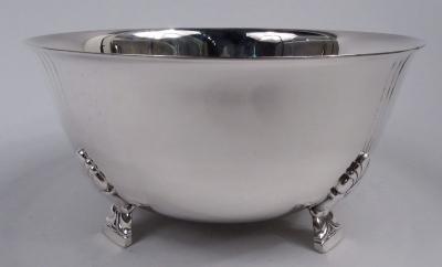  Tiffany Co Tiffany Midcentury Modern Bowl in Classic Palmette Pattern