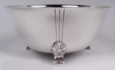  Tiffany Co Tiffany Midcentury Modern Bowl in Classic Palmette Pattern