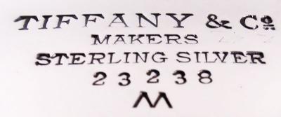  Tiffany Co Tiffany Midcentury Modern Bowl in Classic Palmette Pattern