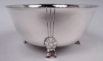  Tiffany Co Tiffany Midcentury Modern Bowl in Classic Palmette Pattern