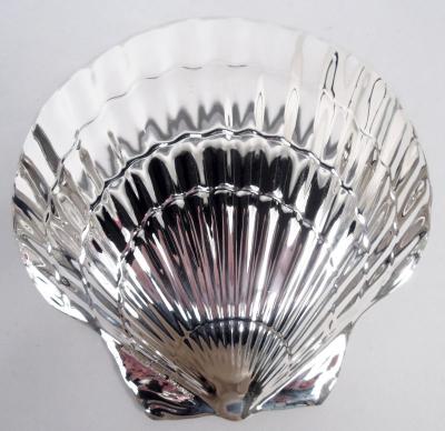  Tiffany Co Tiffany Midcentury Modern Classical Sterling Silver Scallop Shell Dish
