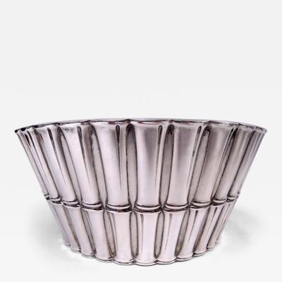  Tiffany Co Tiffany Midcentury Modern Ice Bucket in Desirable Bamboo Pattern