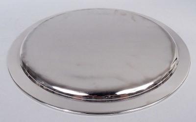  Tiffany Co Tiffany Midcentury Modern Sterling Silver 14 Inch Round Tray