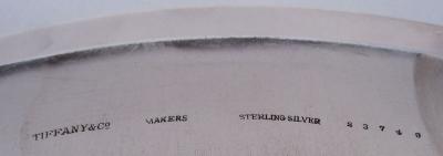  Tiffany Co Tiffany Midcentury Modern Sterling Silver 14 Inch Round Tray