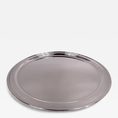  Tiffany Co Tiffany Midcentury Modern Sterling Silver 14 Inch Round Tray