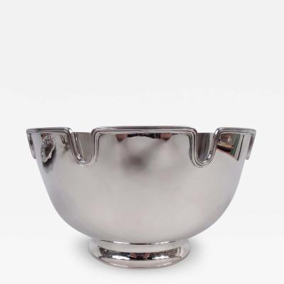  Tiffany Co Tiffany Midcentury Modern Sterling Silver Monteith Bowl