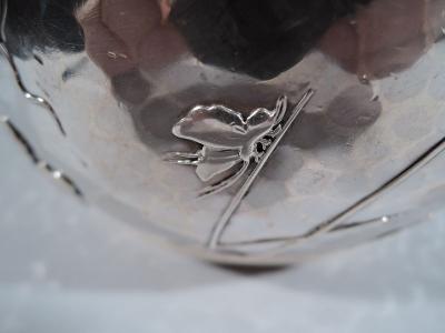  Tiffany Co Tiffany Mixed Metal Hand Hammered Sterling Silver Water Pitcher