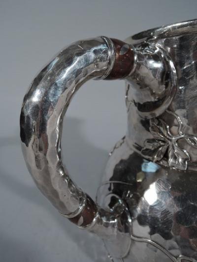  Tiffany Co Tiffany Mixed Metal Hand Hammered Sterling Silver Water Pitcher
