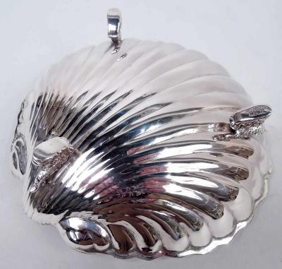  Tiffany Co Tiffany Modern Classical Scallop Shell Bowl on Dolphin Supports