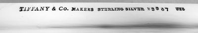  Tiffany Co Tiffany Modern Georgian Sterling Silver Rectangular Tray