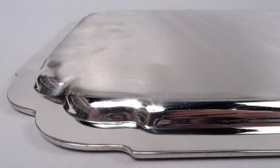  Tiffany Co Tiffany Modern Georgian Sterling Silver Rectangular Tray