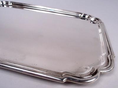  Tiffany Co Tiffany Modern Georgian Sterling Silver Rectangular Tray