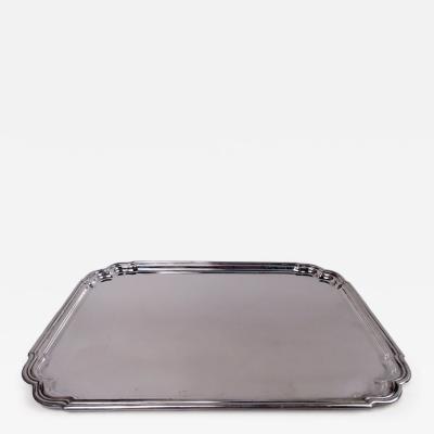 Tiffany Co Tiffany Modern Georgian Sterling Silver Rectangular Tray