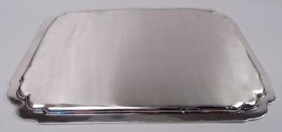  Tiffany Co Tiffany Modern Georgian Sterling Silver Rectangular Tray